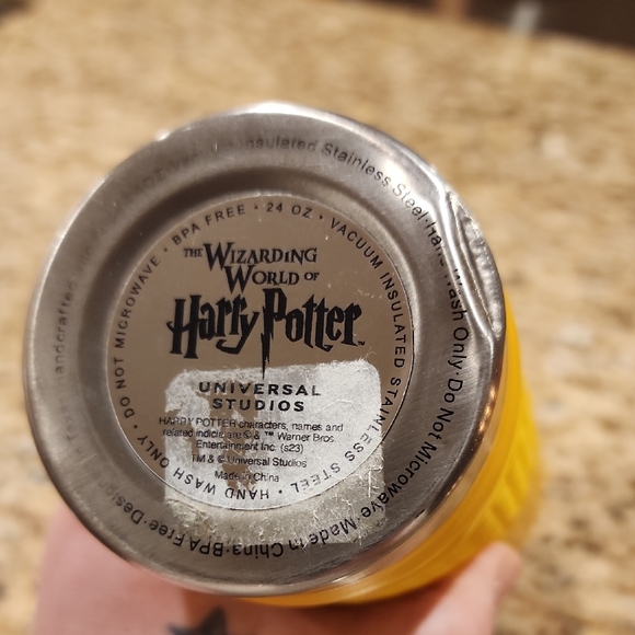 Yellow Hufflepuff Travel Tumbler - Picture 3 of 7
